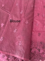 Semi Organza saree with thread work - MSH7654