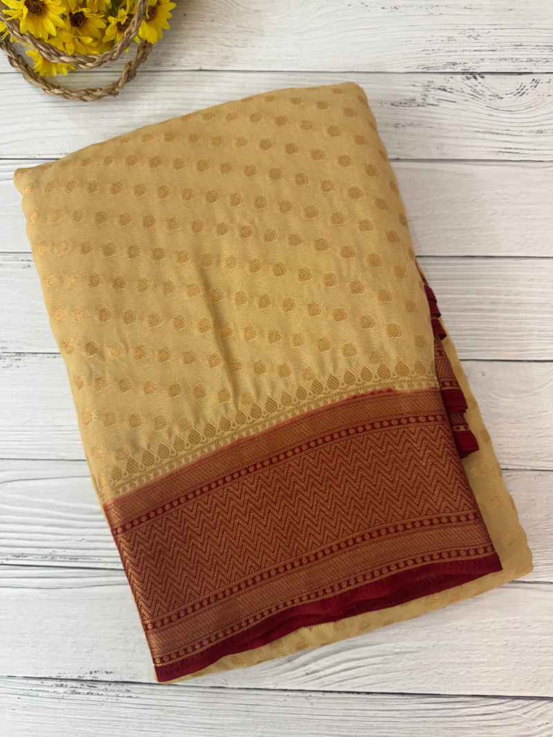 Soft chiffon Georgette saree - MS13321
