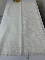 NetKota Applique work saree  MS6798- White