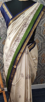 Semi chanderi saree  MS9871