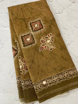 Tissue linen saree MLS345
