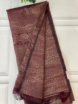 Brocade semi silk saree MSSF144