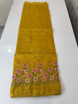 Soft kota checks saree with embroidery - SVPSNM
