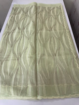 Semi organza saree with thread work - MSH910 PastelGreen