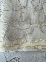 Semi organza saree with thread work - MSH910