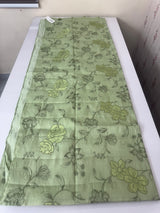 Blended Satin finish Tussar silk saree with applique work- MS8177