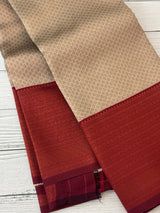 Brocade semi silk saree MS67443