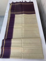 Semi silk saree with zari weaving  MSG6161