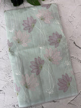 Netkota embriodery saree MS1496 PastelAquaBlue