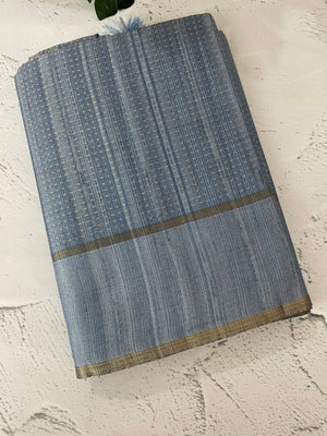 Tussar mix Semi silk saree with thread work MSS8930