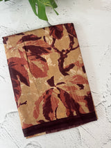 Pure printed tussar silk saree with blouse- MTSB7