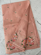 Silky kota embroidery saree MSK4333