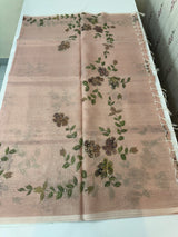 Handworked Tissue silk saree with French Knots MS7776 DuskyPink