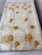 Premium Organza saree with thread work - MMG123