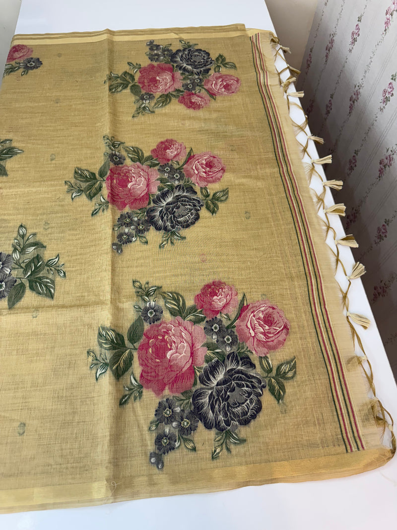 Jamdani silk Cotton Saree MS12555