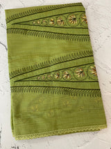 Soft silk cotton saree with embriodery MS8678