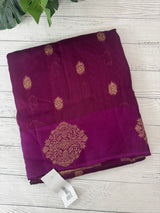 Pure Banarasi Tussar Georgette Saree  - MS44376
