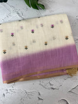 Ombre semi Linen Saree - MSL1514
