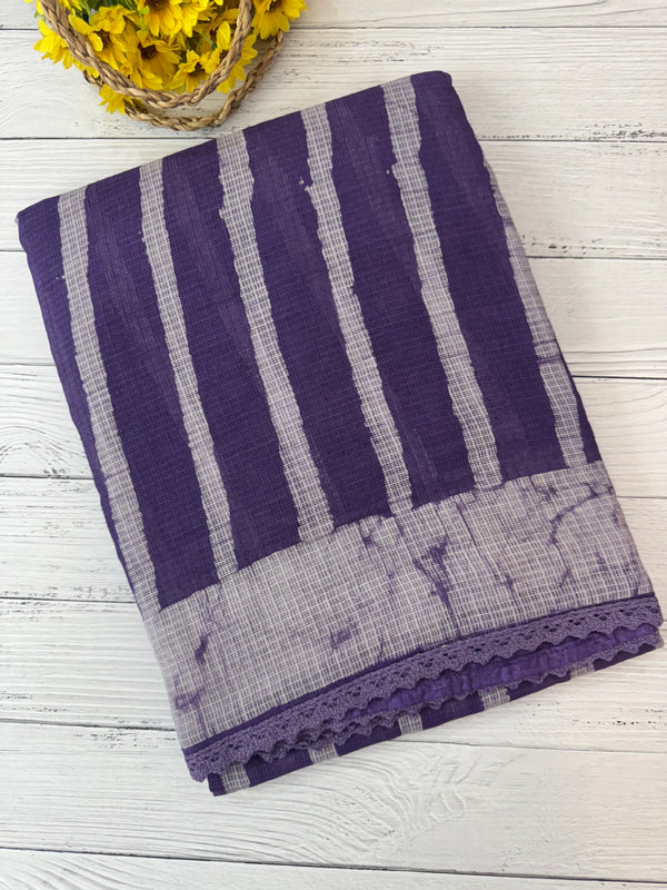 Pure kota doria saree MBKD457