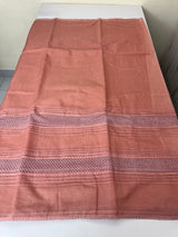 Supernet saree with crochet work and lace border MCJ5433 Peach