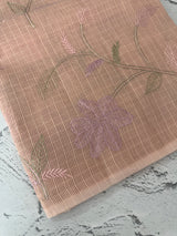 Netkota embriodery saree MS1496 DustyPeach