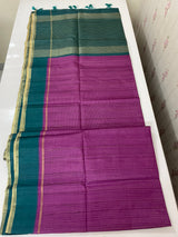 Semi silk saree with zari weaving  MSG6161