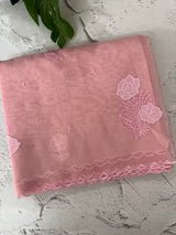 Kota Moonga checks Applique work saree  MSH278(2)