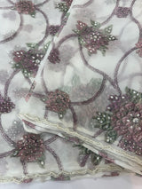 Handworked chiffon Organza saree MCS4534