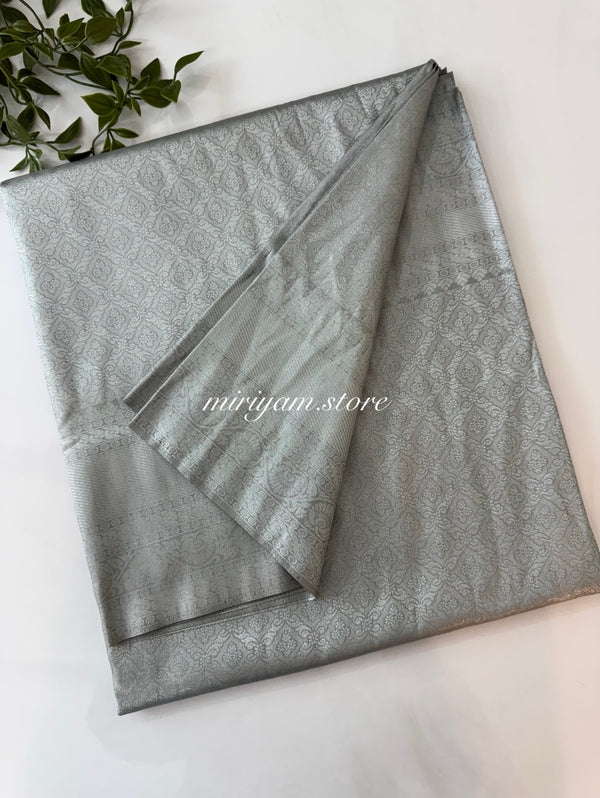 Pastel soft silk Saree - MKP914 Grey