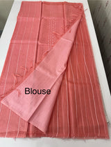 Soft organza saree with thread lines and sequence work MOS868(15)