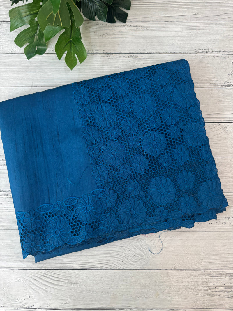 Cutwork Semi tussar saree MTSS845