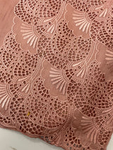 Cutwork Semi tussar saree MTSS657. NudePeach