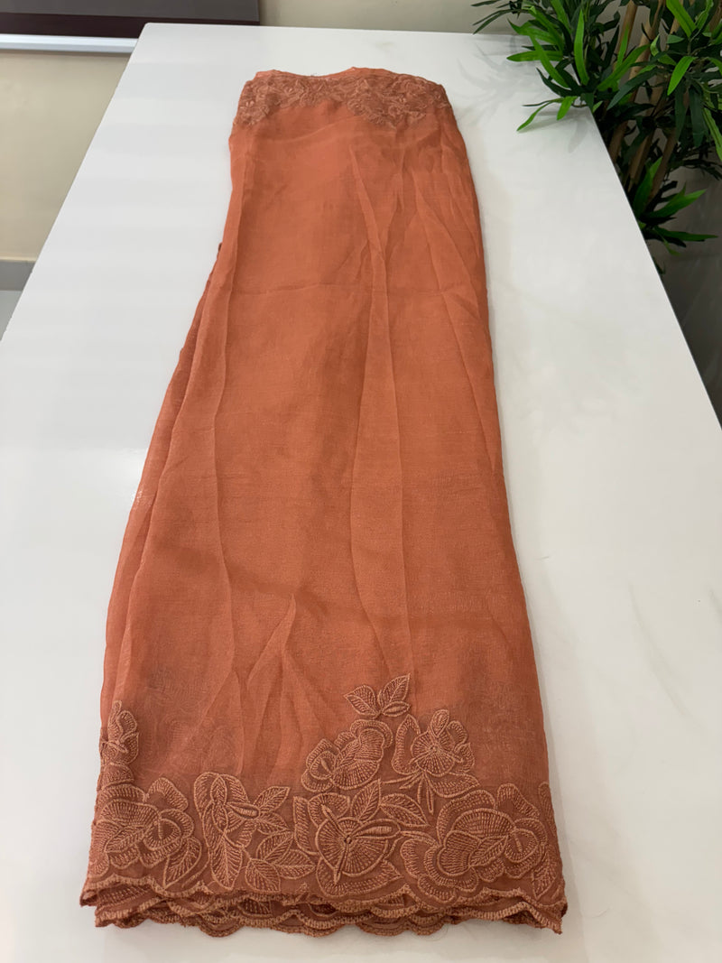 Designer crush jimmi choo saree SRVNNEE1 Peach