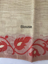Jamdani silk Cotton Saree with thread weaving MSJ788
