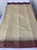 Semi silk saree with blouse MBS7855