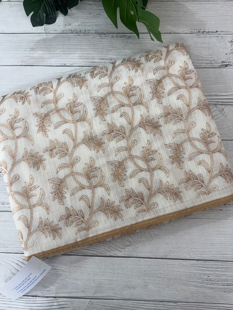 Kota cotton embriodery saree MS1490