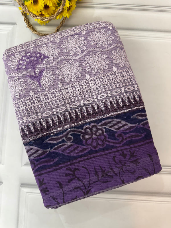 Kota silk heavy embroidery saree SFNIIT
