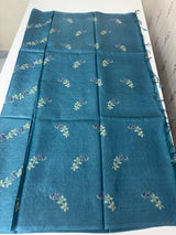 Pure desi tussar silk saree with embroidery- MTSS659