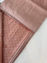 Pastel soft silk Saree - MKP942 DuskyPeach