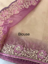 Soft Organza saree with embroidery borders MCW638
