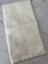 Soft crush Organza saree with beads work MBS679 White