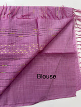 Blended tussar saree with thread work MTS5444