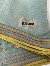 Cotton silk Saree with embroidery MSJ7666