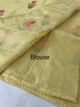 Silky kota embroidery saree MSK4332