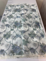 Handworked chiffon Organza saree MCS4534