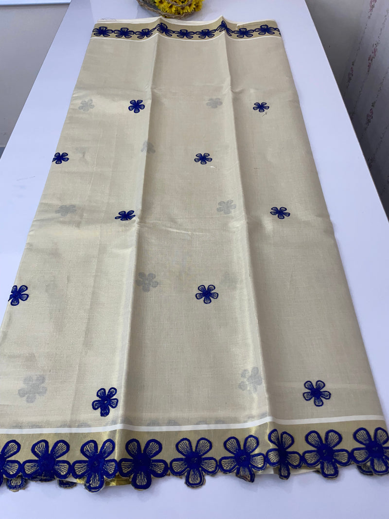 Kerala tissue saree- Gold