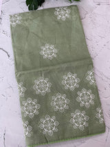 Soft kota checks saree with embroidery - MS7676