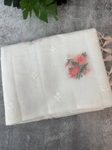 Silky kota embroidery saree MSK654