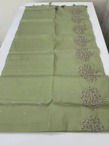 Blended Kosa tussar silk with contrast blouse - MKD533