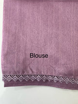 Art silk saree with embroidery SVTS26 DuskyLavender